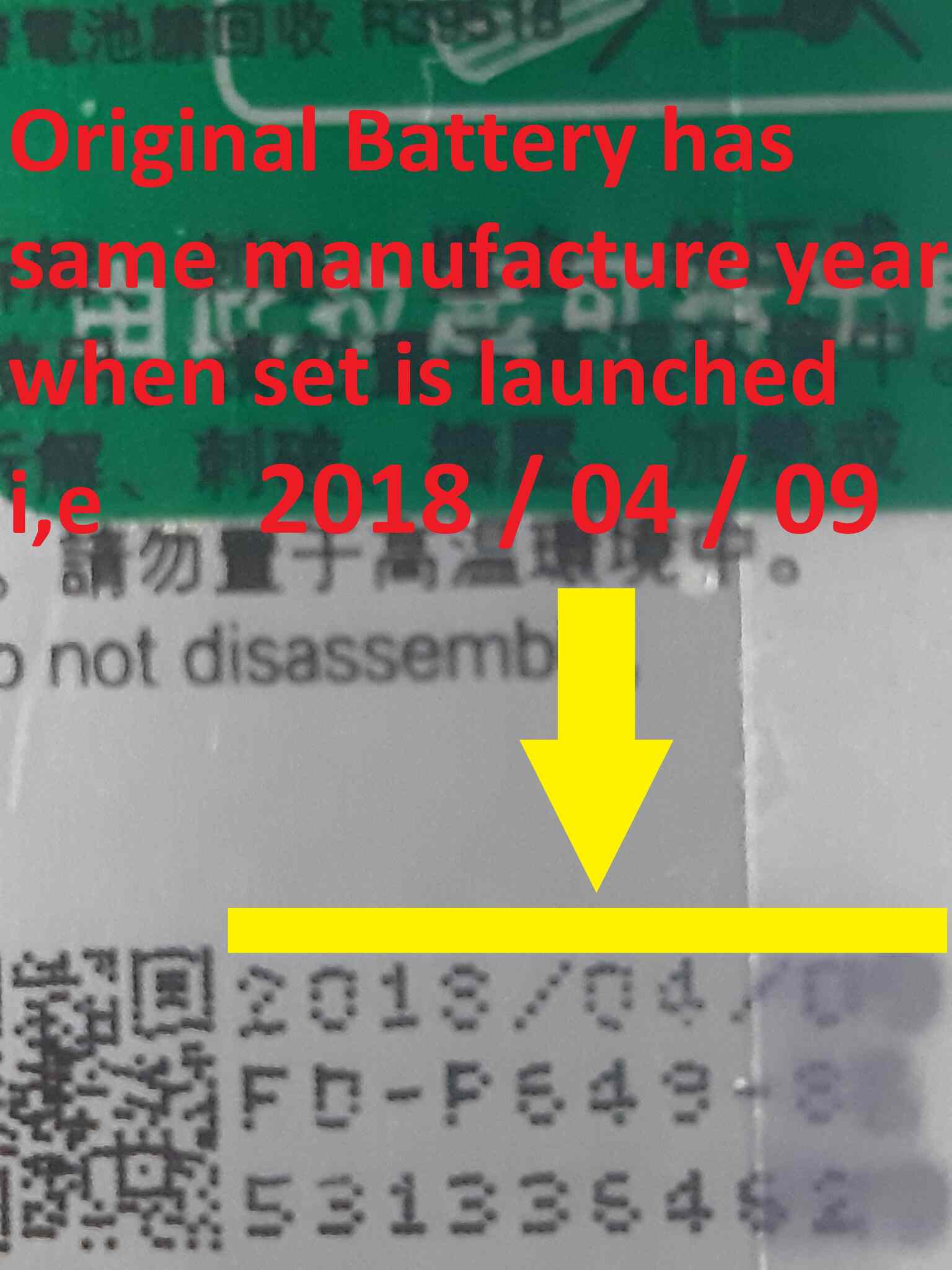 Oppo A83 Battery BLP649 Original Replacement Price in Pakistan - Image 3